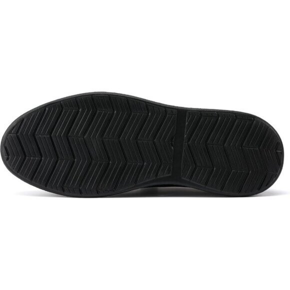 ⚡VILOCY Men's All Black Fashion Business Comfortable Breathable Dress Sneaker - Picture 2 of 9